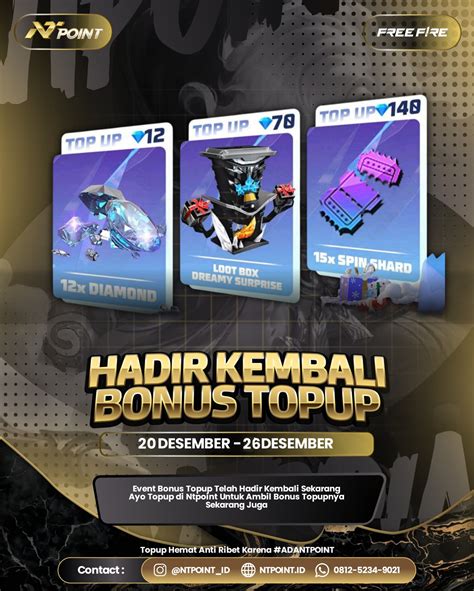 hedin Kunjungi halaman topup konten taktis serangan saat event berlangsung bonus gede full info penting image 5